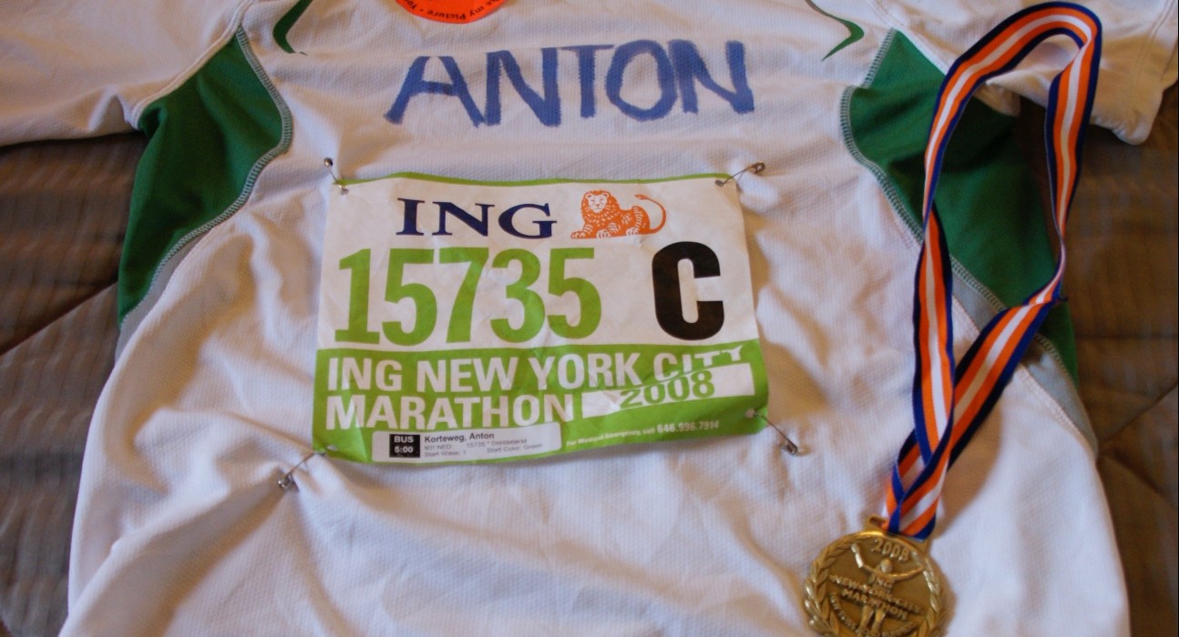 Anton New York marathon